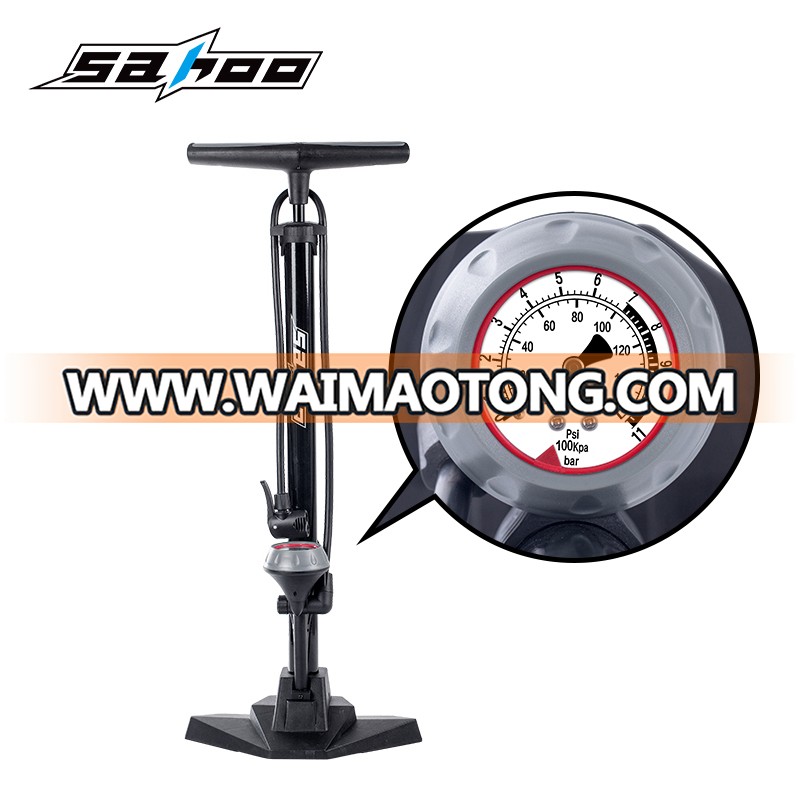 Sahoo High Pressure 860g Steel Schrader and Presta Brass Valve Bike Pump